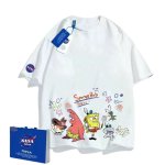画像7: Nasa x Sponge Bob Family T-shirt Short Pants Setup 男女 ＆キッズユニセックス 子供 ナサ ×スポンジボブ Tシャツ ショートパンツセットアップ 上下 (7)