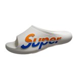 画像4:  Unisex  SUPER Logo Sandals Slippers  男女兼用 スーパーロゴEVAサンダルスリッパシャワー ビーチサンダル シューズ (4)