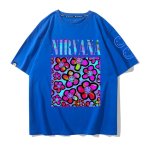 画像5: Unisex Nirvana x Smile Flower Print T-Shirt 男女兼用ニルヴァーナ×フラワースマイルプリント 半袖ラウンドネック Tシャツ ユニセックス 男女兼用 バンドT (5)