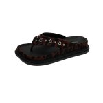 画像2: Star-studded square-toe platform thong sandals shoes  スタースタッズスクエアトゥプラットフォームトングサンダル  スリッパ  シューズ　 (2)
