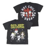 画像2: Unisex Red Hot Chili Peppers RHCP x Snoopy joint vintage style Print Bankd T-Shirt  レッド・ホット・チリ・ペッパーズ ×スヌーピー ヴィンテージスタイルプリント 半袖ラウンドネック Tシャツ ユニセックス 男女兼用 バンドT (2)