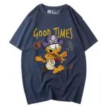 画像2: Pirates Garfield Short Sleeve T-shirt  海賊 ガーフィールド プリント 半袖Tシャツ (2)