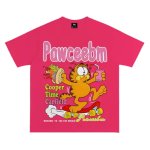 画像2: Unisex Cooper Time Carfield Garfield  Print Short Sleeve T-Shirt  ガーフィールド プリント 半袖ラウンドネック Tシャツ ユニセックス 男女兼用 (2)
