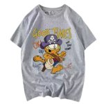 画像3: Pirates Garfield Short Sleeve T-shirt  海賊 ガーフィールド プリント 半袖Tシャツ (3)
