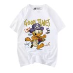 画像4: Pirates Garfield Short Sleeve T-shirt  海賊 ガーフィールド プリント 半袖Tシャツ (4)