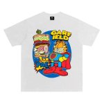 画像3: Unisex Superman Garfield  Print Short Sleeve T-Shirt  スーパーマン ガーフィールド プリント 半袖ラウンドネック Tシャツ ユニセックス 男女兼用 (3)