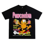画像3: Unisex Cooper Time Carfield Garfield  Print Short Sleeve T-Shirt  ガーフィールド プリント 半袖ラウンドネック Tシャツ ユニセックス 男女兼用 (3)