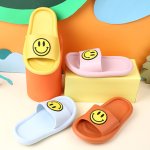 画像5: Kids＆ Women Smile flat sandals flip flops  soft bottom sandals slipper sunisex  プラットフォームスマイルフリップフロップサンダルシャワーサンダル ビーチサンダル　ユニセックス男女兼用 (5)