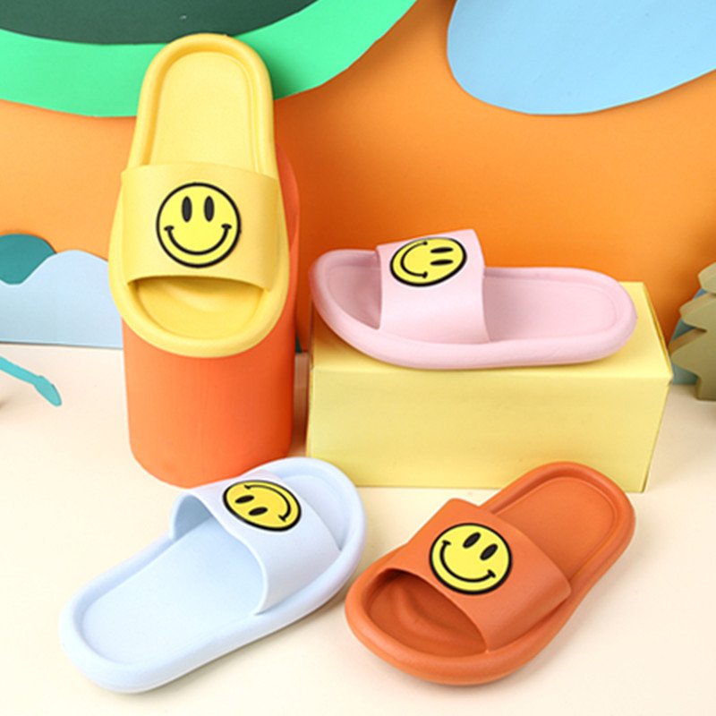 画像5: Kids＆ Women Smile flat sandals flip flops  soft bottom sandals slipper sunisex  プラットフォームスマイルフリップフロップサンダルシャワーサンダル ビーチサンダル　ユニセックス男女兼用 (5)