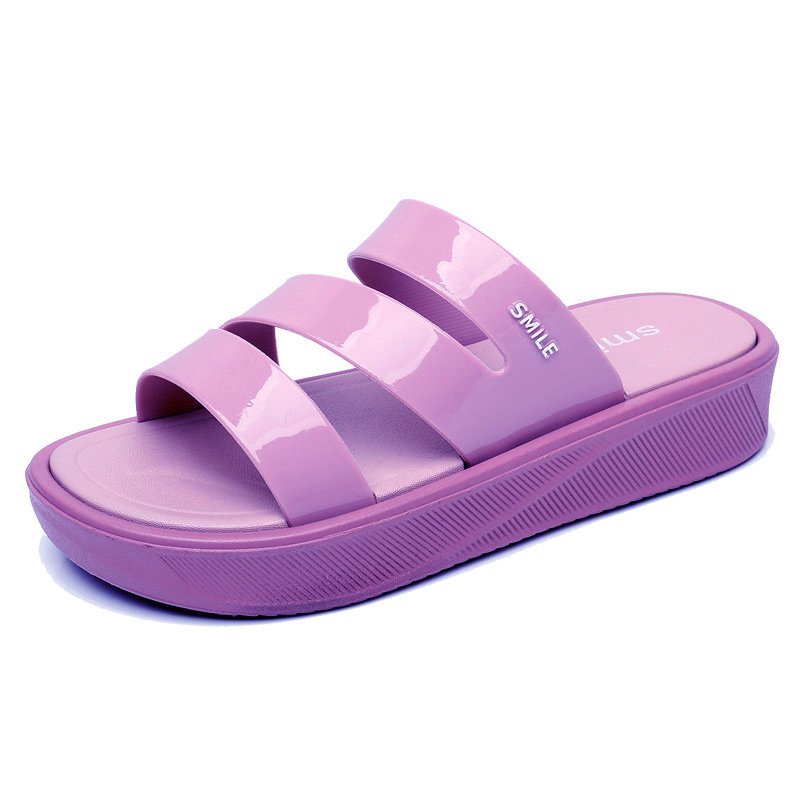 画像3: Open-toe breathable platform sandal slippers shoes  　 厚底プラットフォームオープントゥサンダル スリッパシューズ　 (3)