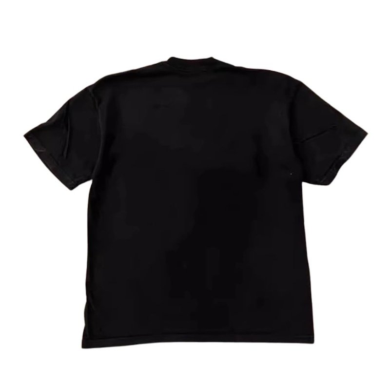 画像2: Unisex Duck appliqué embroidery T-Shirt　 男女兼用ダッグ アヒルアップリケ刺繍半袖ラウンドネック Tシャツ  (2)