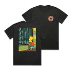 画像3: Unisex Bart Simpson x Donuts Print T-Shirt　 男女兼用バートシンプソン×ドーナツプリント 半袖ラウンドネック Tシャツ  (3)