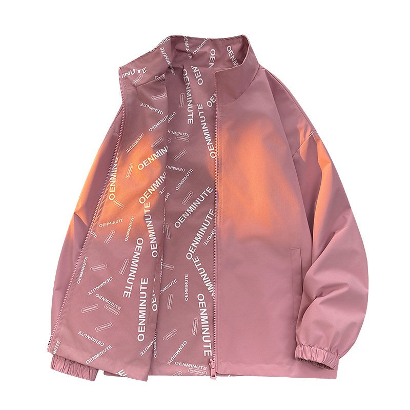 画像5: SALE セール Unisex Logo Windrunner Rreversible Jacket windbreaker ユニセックス 男女兼用 リバーシブル ロゴ ウィンドブレーカー ジャケット ジャンパー (5)
