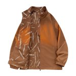 画像4: SALE セール Unisex Logo Windrunner Rreversible Jacket windbreaker ユニセックス 男女兼用 リバーシブル ロゴ ウィンドブレーカー ジャケット ジャンパー (4)