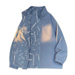 画像3: SALE セール Unisex Logo Windrunner Rreversible Jacket windbreaker ユニセックス 男女兼用 リバーシブル ロゴ ウィンドブレーカー ジャケット ジャンパー (3)