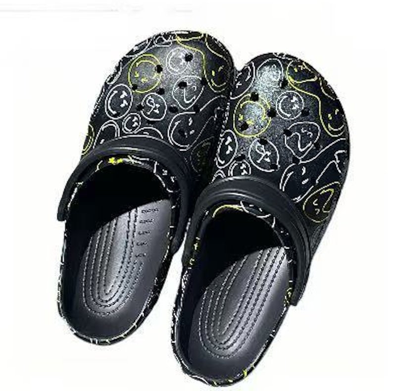 画像5:  Unisex Smile Platform Back Strap Crocs Sandals Slippers   男女兼用 プラットフォームスマイル厚底バックストラップクロッグサンダルスリッパシャワー ビーチサンダル シューズ (5)
