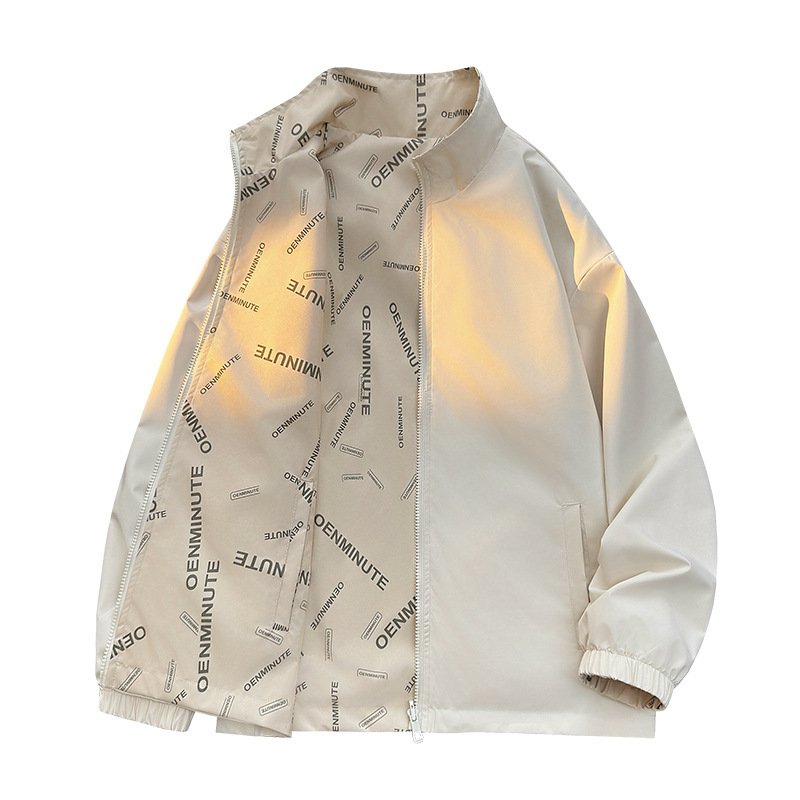 画像6: SALE セール Unisex Logo Windrunner Rreversible Jacket windbreaker ユニセックス 男女兼用 リバーシブル ロゴ ウィンドブレーカー ジャケット ジャンパー (6)