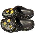 画像1:  Unisex Smile Platform Back Strap Crocs Sandals Slippers   男女兼用 プラットフォームスマイル厚底バックストラップクロッグサンダルスリッパシャワー ビーチサンダル シューズ (1)