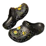 画像6:  Unisex Smile Platform Back Strap Crocs Sandals Slippers   男女兼用 プラットフォームスマイル厚底バックストラップクロッグサンダルスリッパシャワー ビーチサンダル シューズ (6)