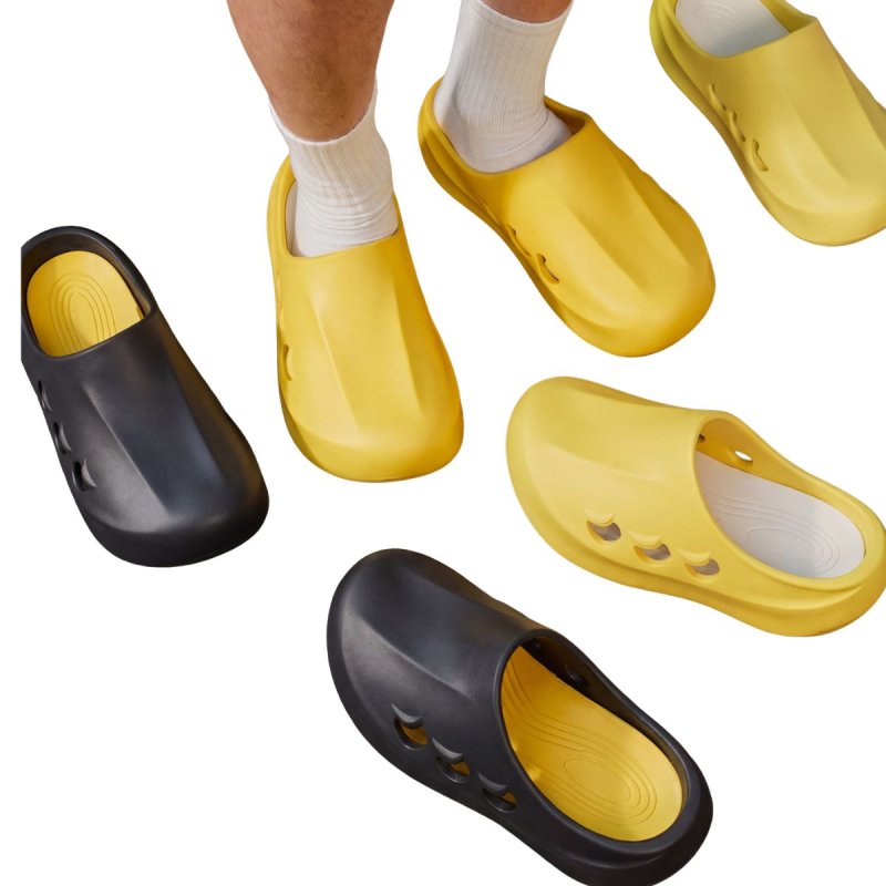 画像4:  Unisex EVA platform banana shoe slippers  Sandals    男女兼用 プラットフォーム厚底バナナサンダルスリッパシャワー ビーチサンダル シューズ (4)