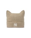 画像8: MLB Korea Summer Crochet Meow Beanie Stripe New York Yankees エムエルビー コリア 猫耳 ミャオン サマーニット帽 帽子 ボーダー NY y2k ニューヨークヤンキース  ビーニー  クロシェット (8)