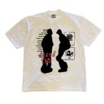 画像2: Retro silhouette print Round Neck T-Shirt   ユニセックス 男女兼用レトロシルエットプリント  半袖 Tシャツ (2)