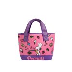 画像2: Snoopy & Mickey Mouse Tote Lunch Bag　スヌーピー&ミッキーマウストートランチバッグ (2)