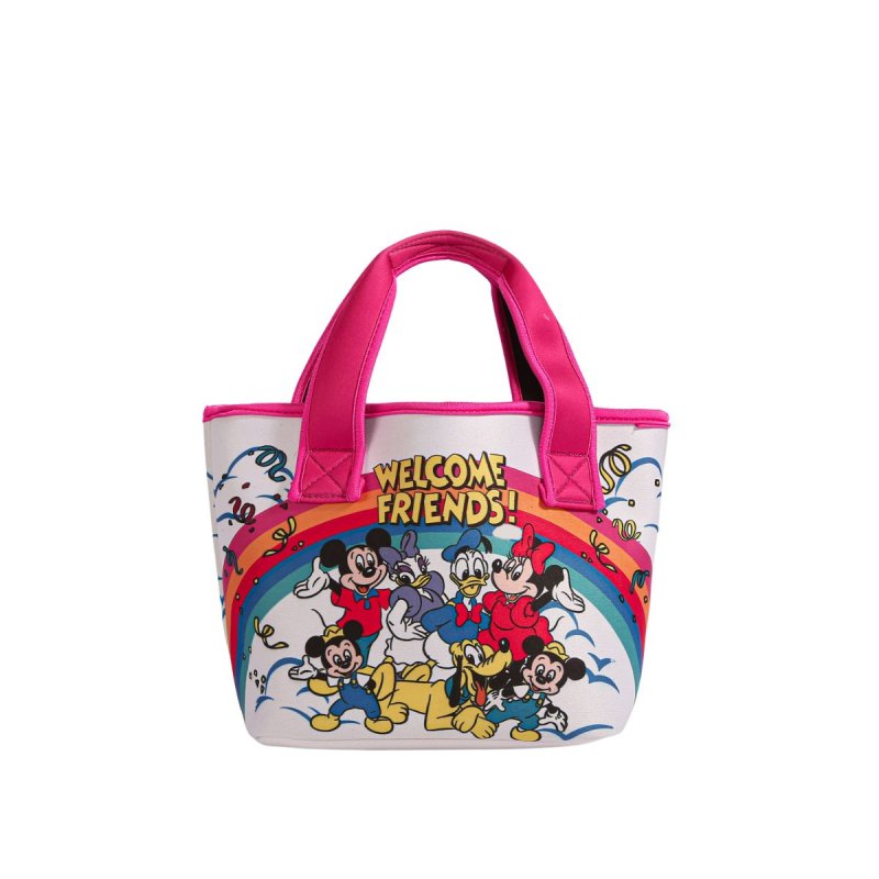 画像3: Snoopy & Mickey Mouse Tote Lunch Bag　スヌーピー&ミッキーマウストートランチバッグ (3)