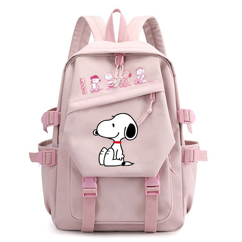 画像5: Snoopy Print backpack tote shoulder bag　ユニセックス男女兼用スヌーピーバックパックリュックサックトートショルダーバッグ (5)