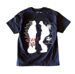 画像1: Retro silhouette print Round Neck T-Shirt   ユニセックス 男女兼用レトロシルエットプリント  半袖 Tシャツ (1)