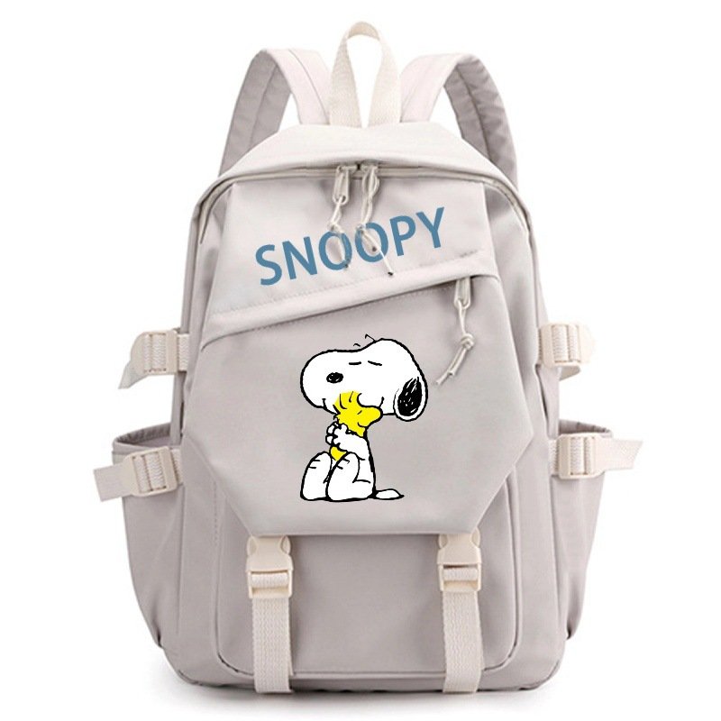 画像2: Snoopy Print backpack tote shoulder bag　ユニセックス男女兼用スヌーピーバックパックリュックサックトートショルダーバッグ (2)