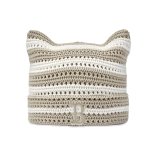 画像9: MLB Korea Summer Crochet Meow Beanie Stripe New York Yankees エムエルビー コリア 猫耳 ミャオン サマーニット帽 帽子 ボーダー NY y2k ニューヨークヤンキース  ビーニー  クロシェット (9)
