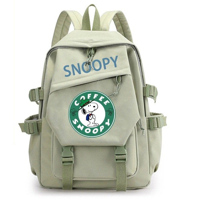 画像4: Snoopy Print backpack tote shoulder bag　ユニセックス男女兼用スヌーピーバックパックリュックサックトートショルダーバッグ (4)