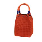 画像5: Rope Handles Knit Tote/Shoulder Underarm Shopping Bag　ロープハンドルニットトートショルダーショッピングバッグ (5)