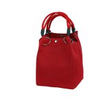 画像9: Rope Handles Knit Tote/Shoulder Underarm Shopping Bag　ロープハンドルニットトートショルダーショッピングバッグ (9)
