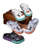 画像4:  Unisex EVA platform  Studded & Astronaut Clog Sandals/Slippers  男女兼用 プラットフォーム厚底スタッズ＆宇宙飛行士クロッグサンダルスリッパシャワー ビーチサンダル シューズ (4)