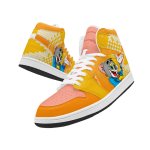画像4: Tom & Jerry Tom High-Top Lace-Up Leather Sneakers Shoes　ユニセックス 男女兼用トムとジェリートム&ジェリー トムハイカットレースアップレザースニーカーシューズ (4)