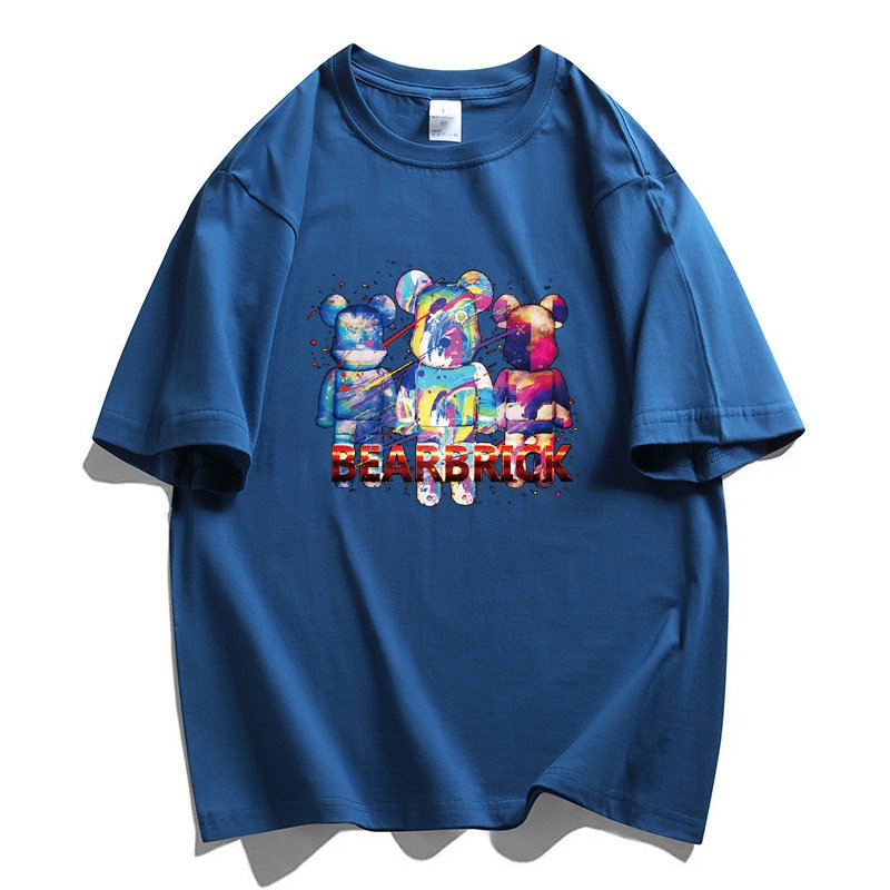 画像15: Bearbrick kaws Print T-shit　ユニセックス 男女兼用ベアブリック カウズ プリントTシャツ (15)