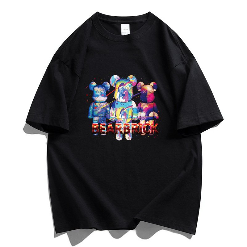 画像19: Bearbrick kaws Print T-shit　ユニセックス 男女兼用ベアブリック カウズ プリントTシャツ (19)