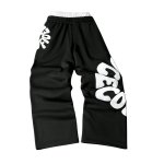 画像5: Street Hip-Hop Letter-Print Sweatpants ユニセックス 男女兼用 ストリートヒップホップレタープリントスウェットパンツ (5)