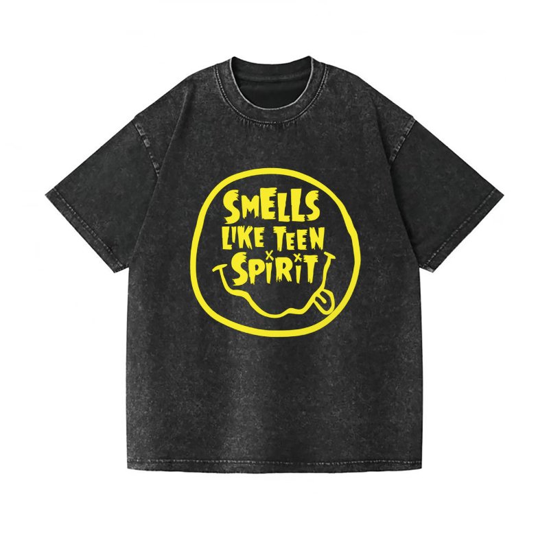画像5: Vintage Wash Nirvana vintage style Print round neck short sleeve T-shirt  ユニセックス 男女兼用 ヴィンテージウォッシュ ニルヴァーナビンテージスタイルフォトプリントラウンドネック Tシャツ (5)