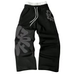 画像4: Street Hip-Hop Letter-Print Sweatpants ユニセックス 男女兼用 ストリートヒップホップレタープリントスウェットパンツ (4)