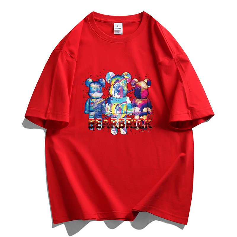 画像18: Bearbrick kaws Print T-shit　ユニセックス 男女兼用ベアブリック カウズ プリントTシャツ (18)