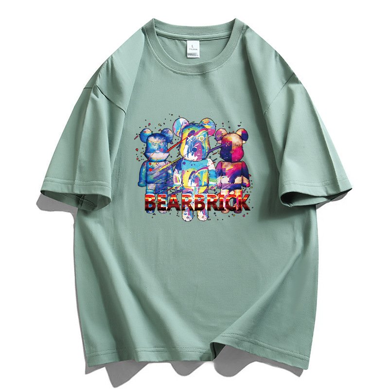画像16: Bearbrick kaws Print T-shit　ユニセックス 男女兼用ベアブリック カウズ プリントTシャツ (16)