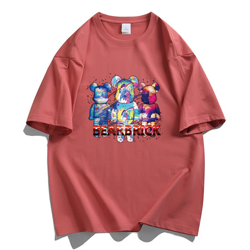 画像17: Bearbrick kaws Print T-shit　ユニセックス 男女兼用ベアブリック カウズ プリントTシャツ (17)