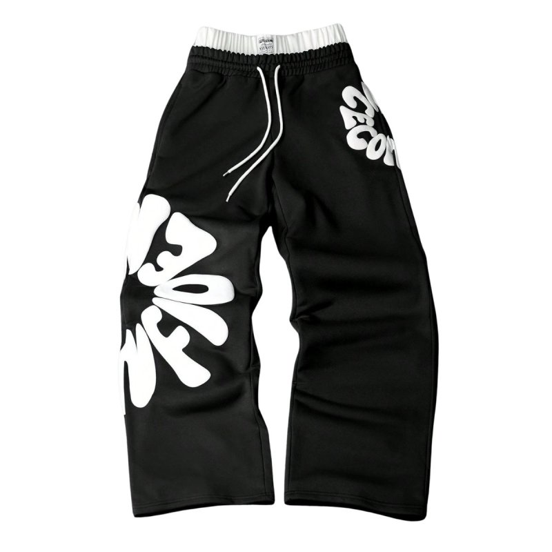 画像2: Street Hip-Hop Letter-Print Sweatpants ユニセックス 男女兼用 ストリートヒップホップレタープリントスウェットパンツ (2)