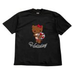 画像1: Holiday Tan Kitty print Round Neck T-Shirt   ユニセックス 男女兼用ホリデー日焼けキティープリント  半袖 Tシャツ (1)