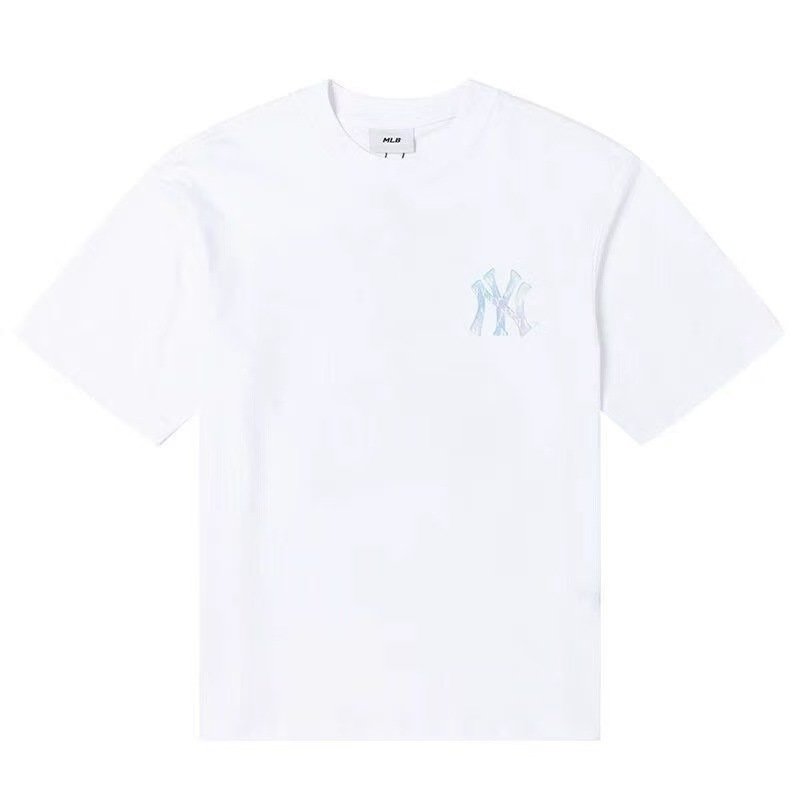画像6: MLB New York Yankees Monogram Print Round Neck T-Shirt   ユニセックス 男女兼用 MLBニューヨークヤンキースモノグラムプリント  半袖 Tシャツ (6)
