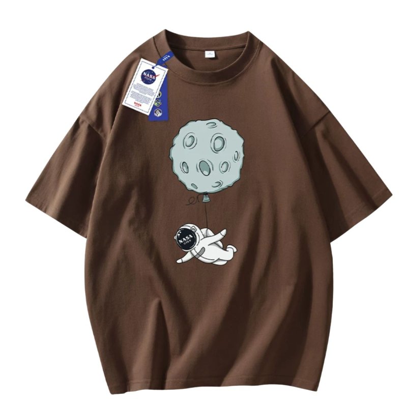 画像12: Unisex nasa x astronaut planet balloon diving T-shirt　男女兼用ユニセックスNASA ナサ 宇宙飛行士 惑星 プラネット バルーン ダイビングTシャツ (12)