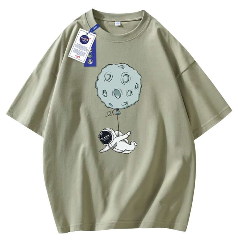 画像13: Unisex nasa x astronaut planet balloon diving T-shirt　男女兼用ユニセックスNASA ナサ 宇宙飛行士 惑星 プラネット バルーン ダイビングTシャツ (13)